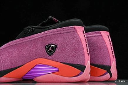 DH4121-600 JORDAN RETRO (W) PINK SHOCKING LOW 14 0919